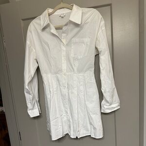 Le Lis White Long Sleeve Dress